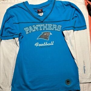 ****Vintage****Original Logo***Carolina Panthers****3/4 Sleeve T-Shirt
